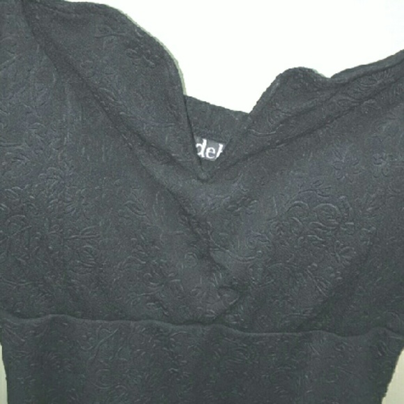 NWOT Deb Black Strapless Dress SZ XXL - Picture 2 of 3